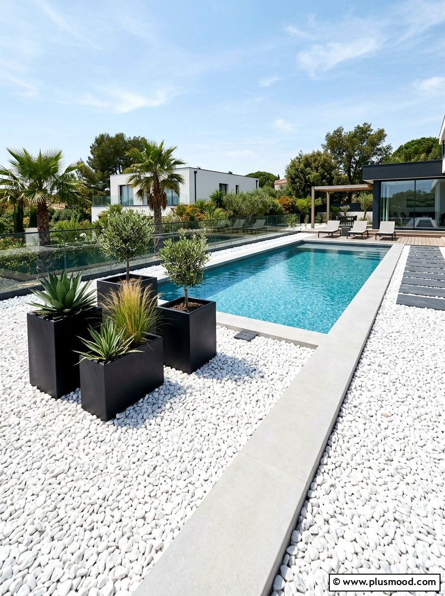 25 Pool Landscaping Ideas With Rocks for a Natural Oasis