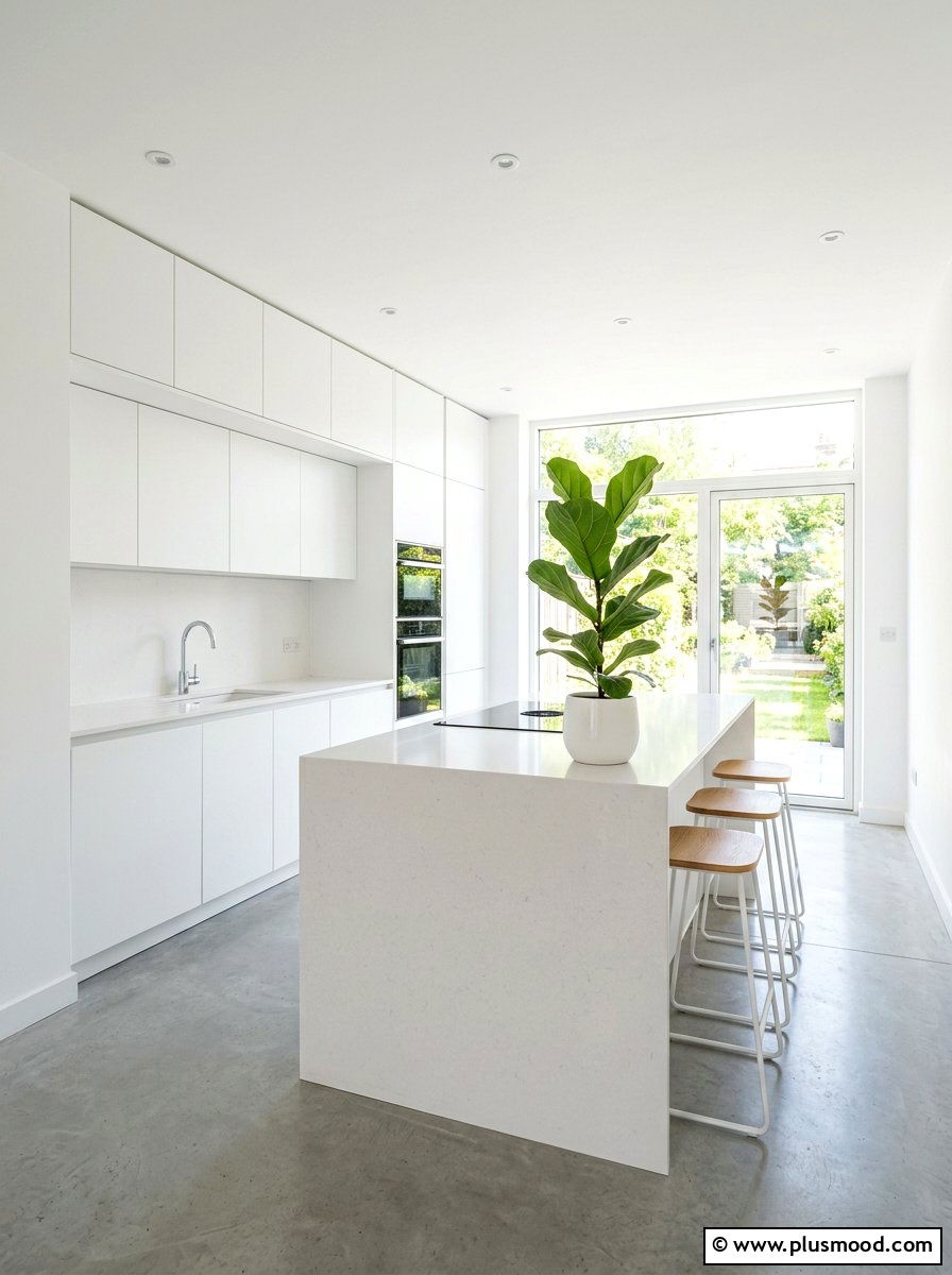 White Minimalist Kitchen - 25 best summer kitchen decor ideas
