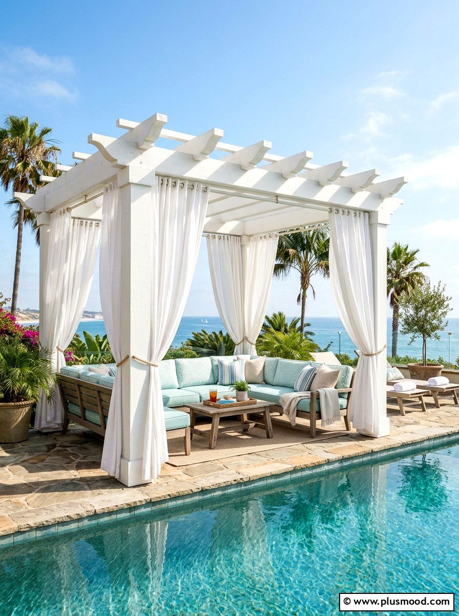25 Summer Coastal Pool Area Ideas for Resort-Style Bliss