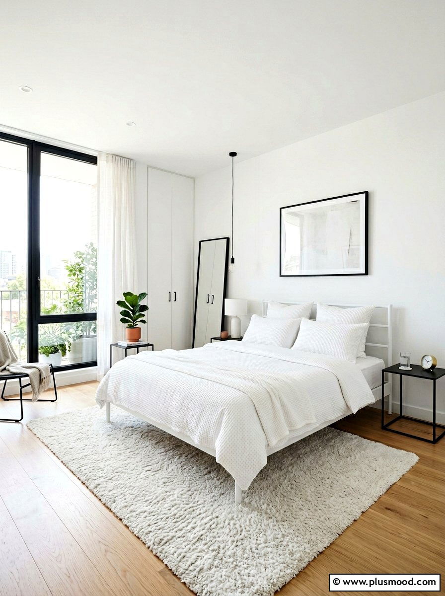 White minimalist bedroom 1 - 25 summer teen bedroom ideas