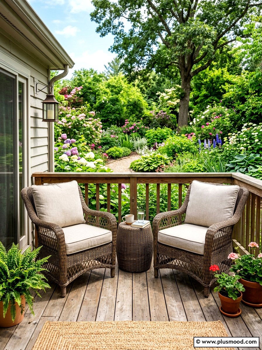 Wicker Armchair With Cushions - 25 summer patio ideas with wicker furniture