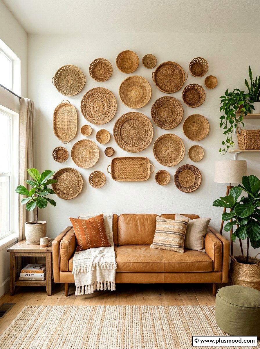 Wicker Basket Wall Decor - 25 summer decor ideas with wicker