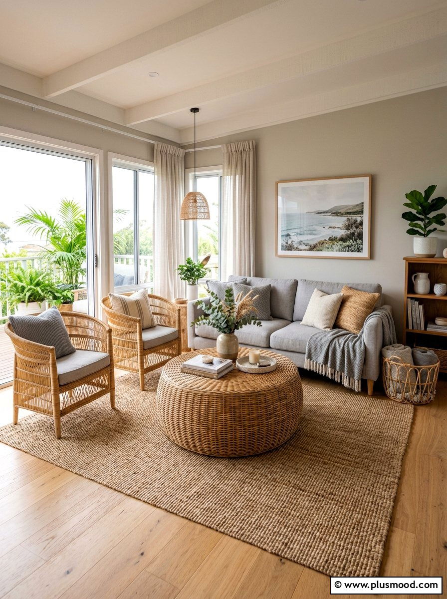 Wicker Furniture Gray Living Room - 25 summer decor ideas for gray living room