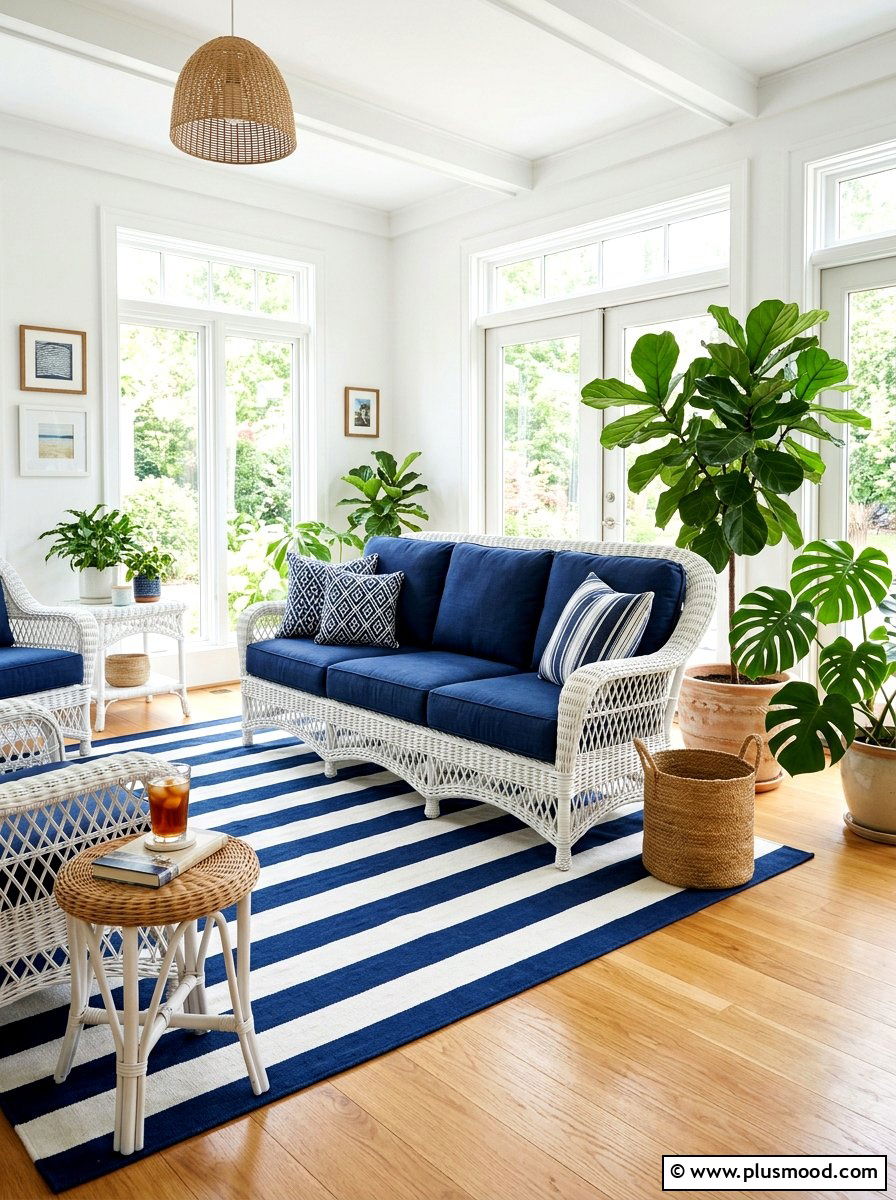 Wicker Furniture Refresh - 25 budget summer patio decor ideas