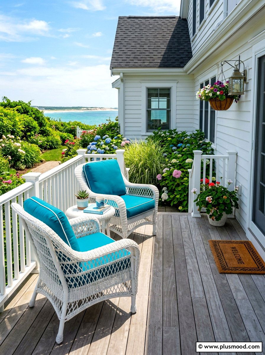 Wicker Furniture - 25 summer bungalow curb appeal ideas