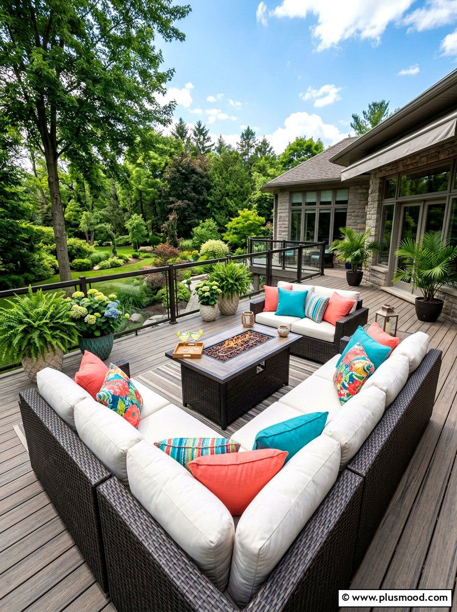 Wicker Outdoor Sectional - 25 summer decor ideas with wicker