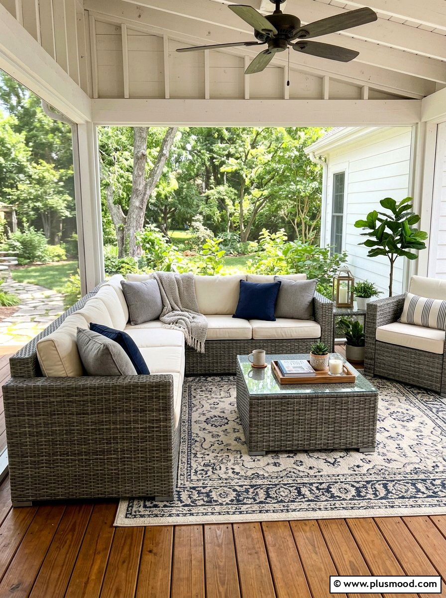 Wicker Porch Furniture - 25 trending summer porch ideas
