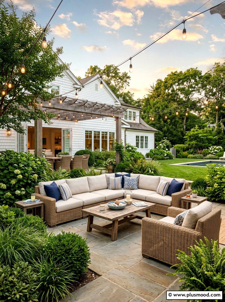 Wicker Sectional Sofa - 25 summer patio furniture ideas