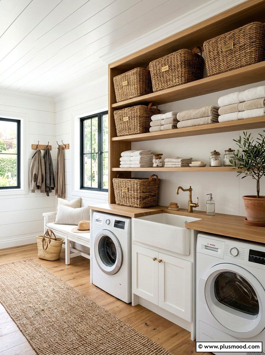 Wicker Storage Baskets - 25 summer decor ideas with wicker