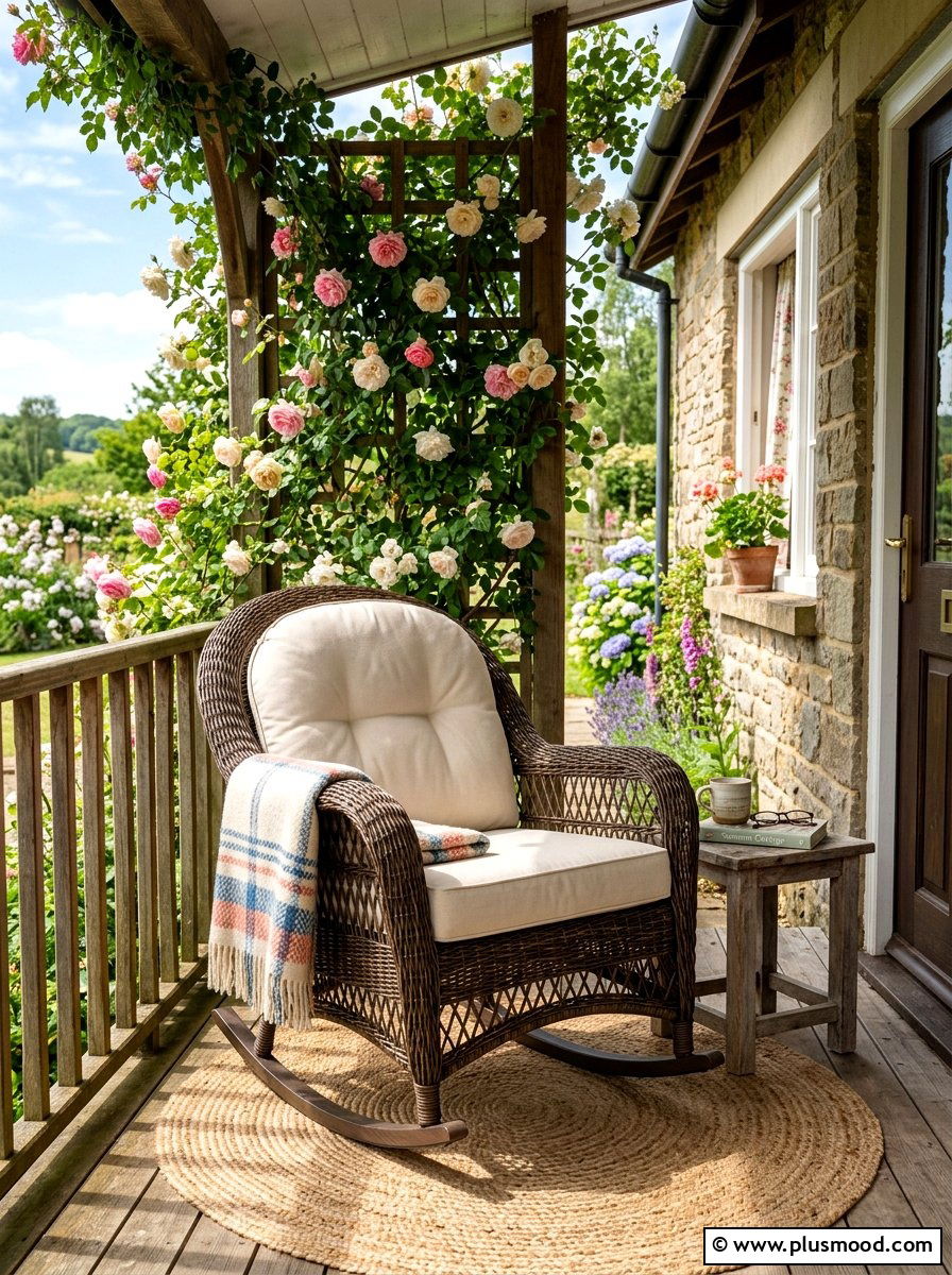 Wicker rocking chair porch - 25 summer front porch rocking chair ideas