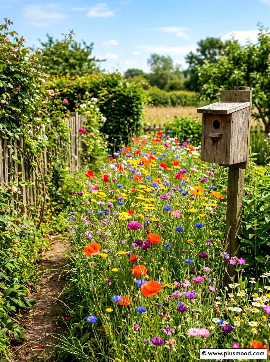 Wildflower Garden Patch - 25 summer small garden ideas