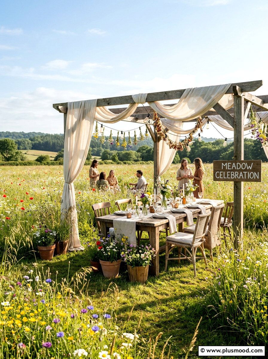 Wildflower Meadow Celebration - 25 summer outdoor birthday party ideas