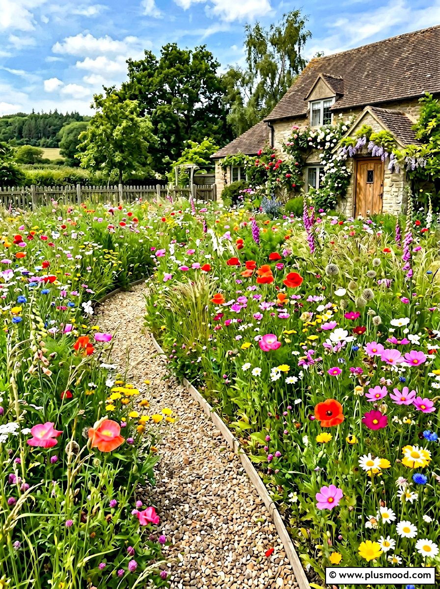 Wildflower Meadow Front Yard - 25 summer flower bed ideas for front yard
