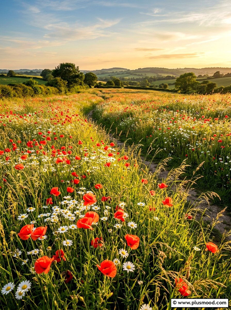 Wildflower Meadow Patch - 25 summer English garden ideas