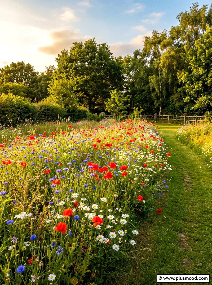 Wildflower Meadow Patch - 25 budget summer garden ideas