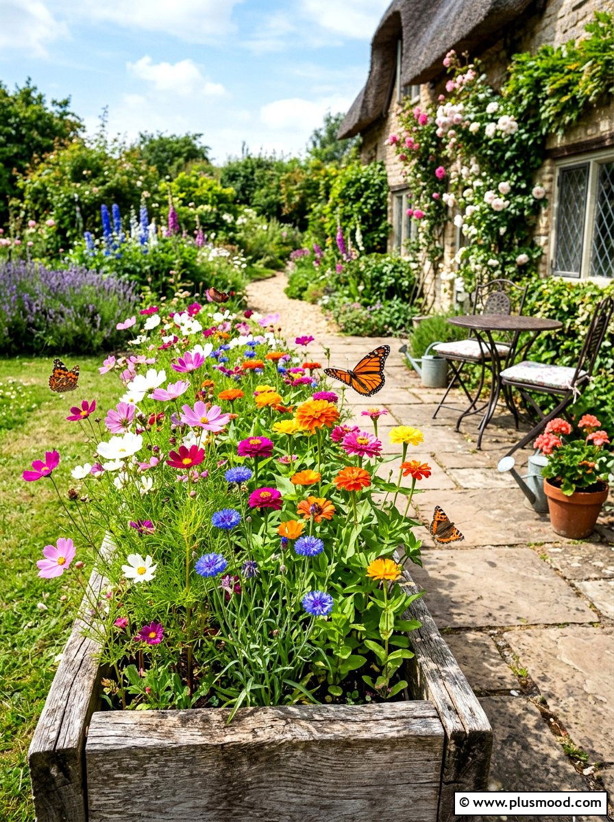 Wildflower Seed Starters - 25 summer patio planter ideas
