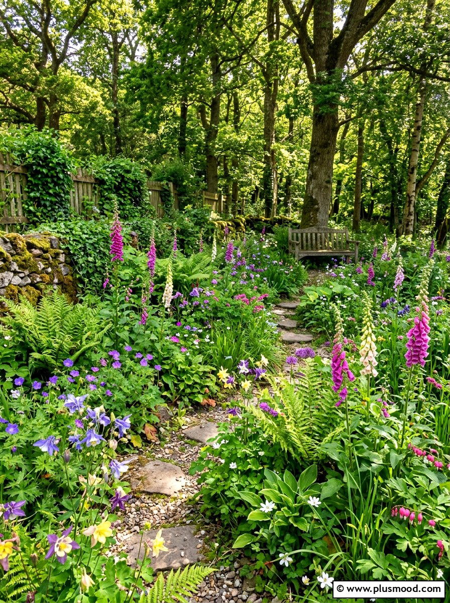 Wildflower Shade Garden - 25 summer shade garden ideas