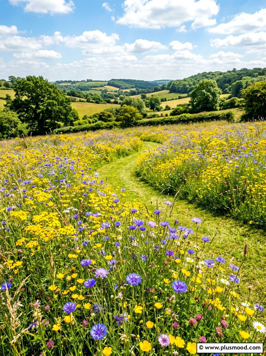 Wildflower meadow - 25 summer landscape design ideas