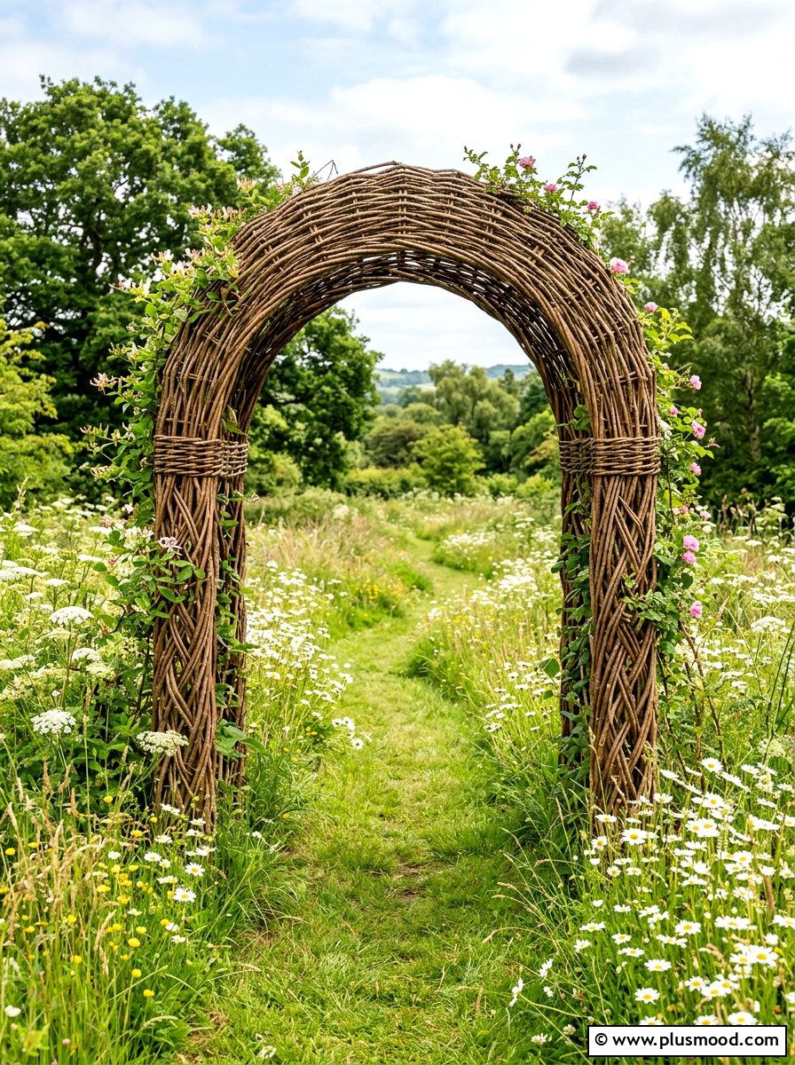 Willow Archway - 25 summer garden arch ideas