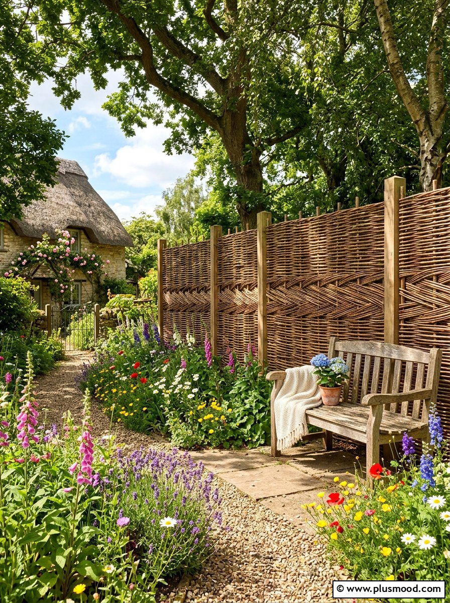 Willow Privacy Screen - 25 summer patio privacy ideas