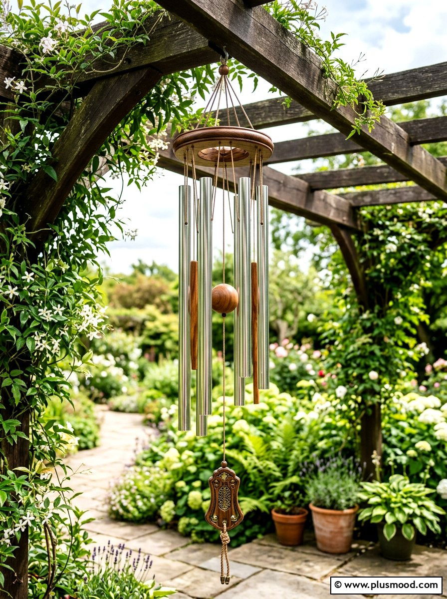 Wind Chime Installation - 25 summer sensory garden ideas