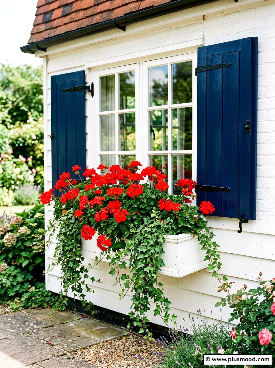 Window Box Display - 25 summer garden ideas on a budget