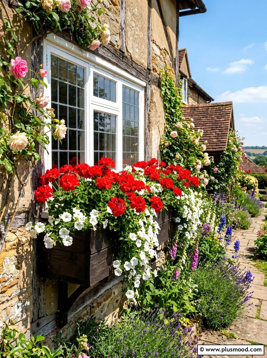 Window Box Flower - 25 summer front yard makeover ideas