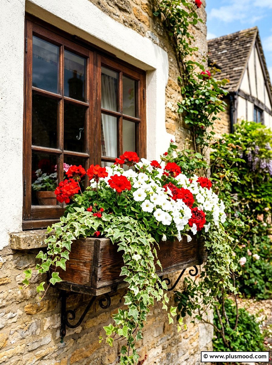 Window Box Planter - 25 summer cottage landscaping ideas