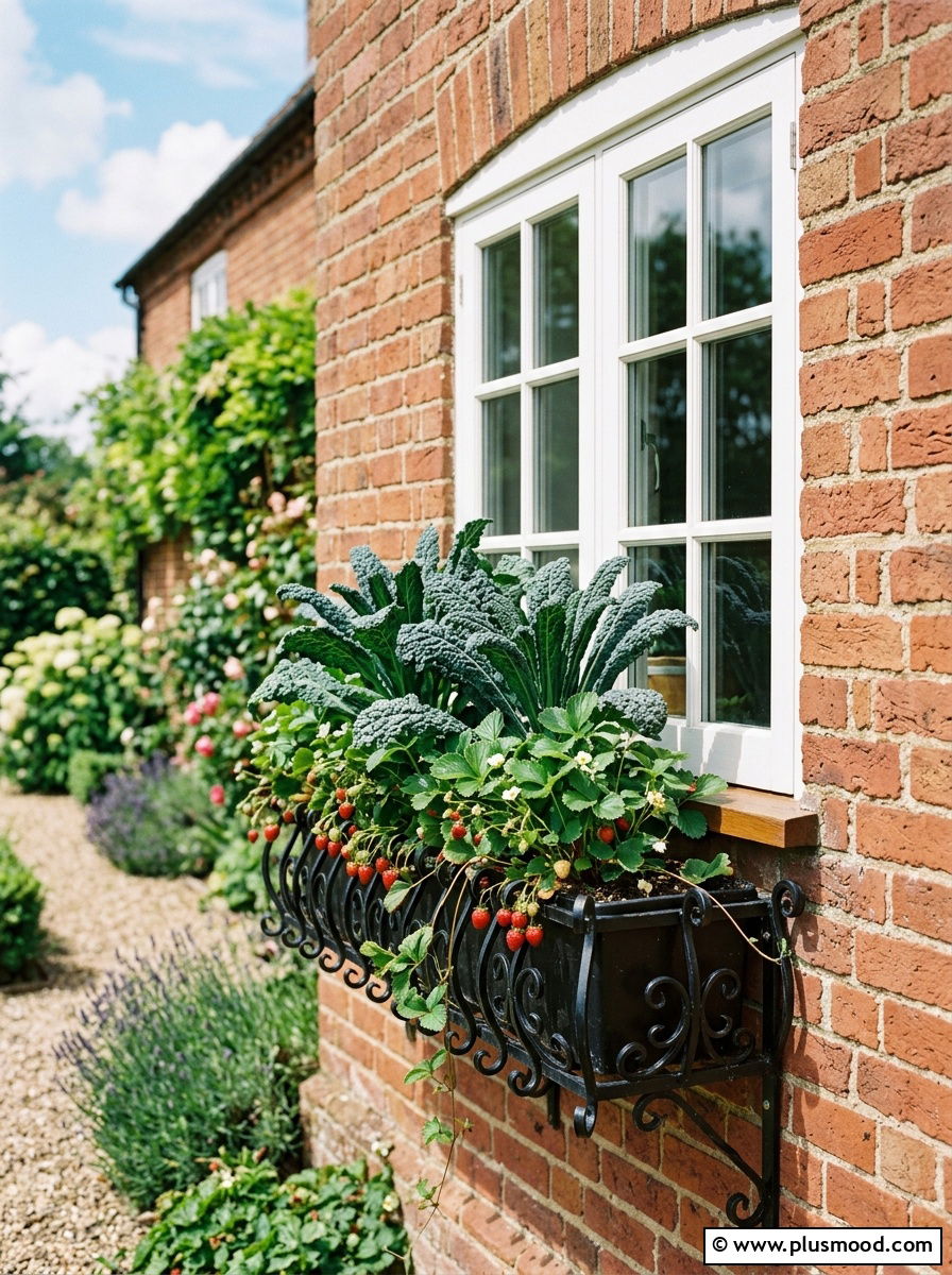 Window Box Vegetable Garden - 25 outdoor garden decor ideas with vegetable display