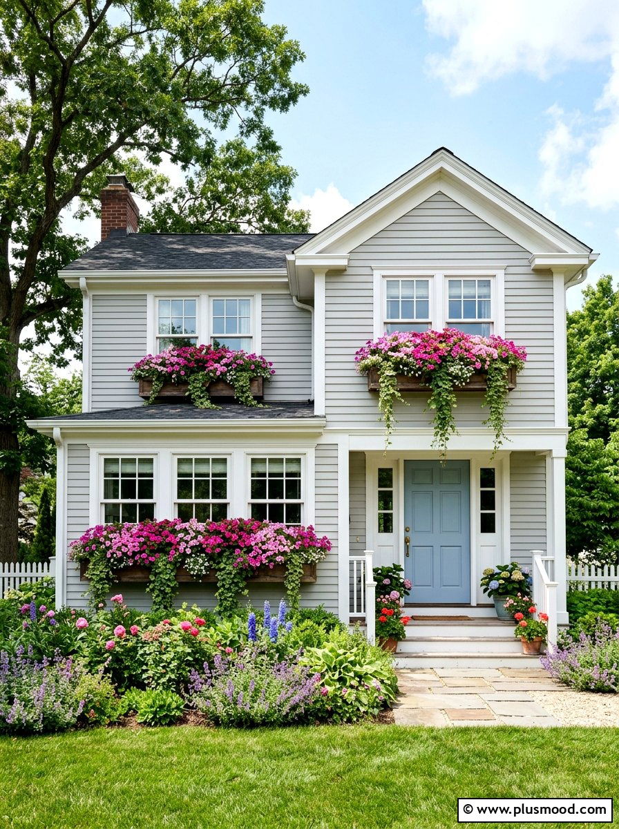 Window Box - 25 summer easy curb appeal ideas