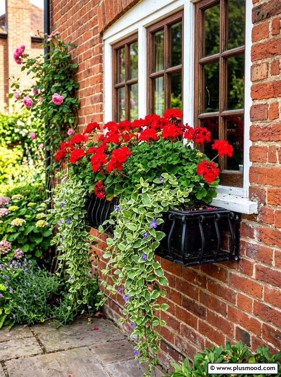 Window box planter - 25 summer garden ideas for small spaces