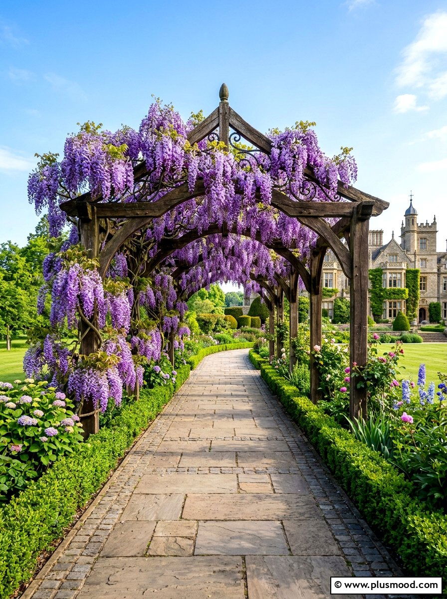 Wisteria Arch - 25 summer garden arch ideas