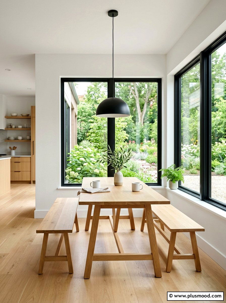 Wood Breakfast Nook - 25 summer breakfast nook decor ideas