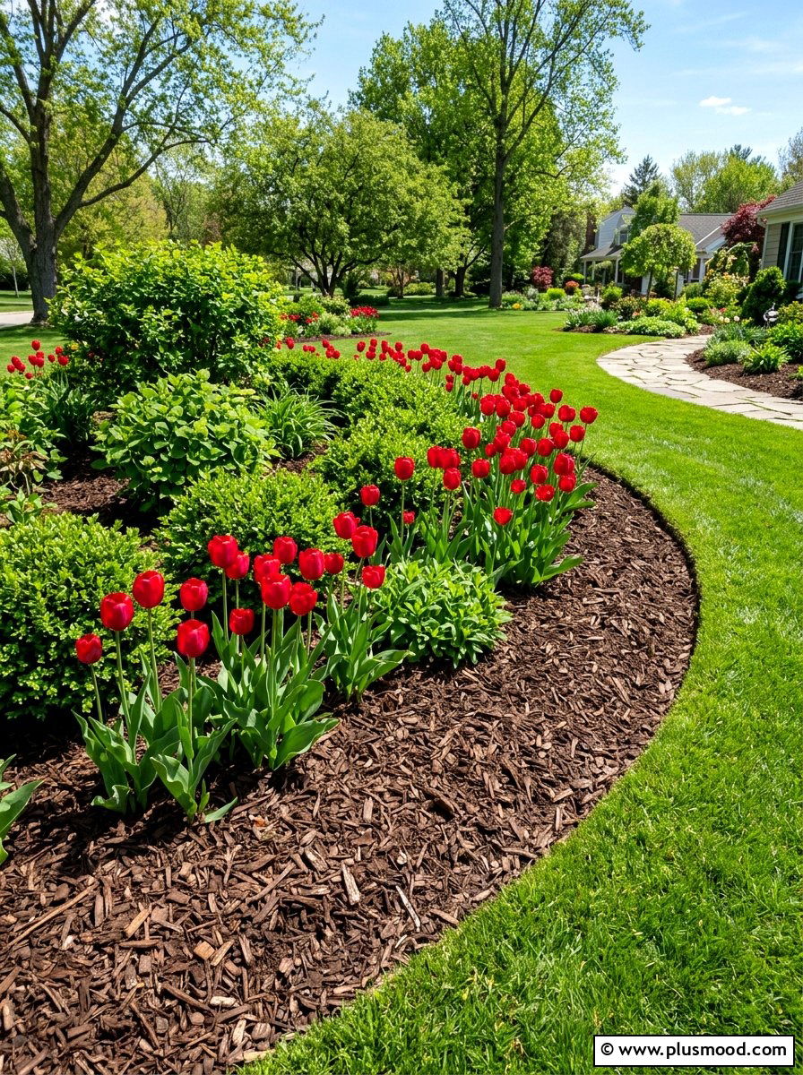 Wood Chip Mulch - 25 summer garden refresh ideas