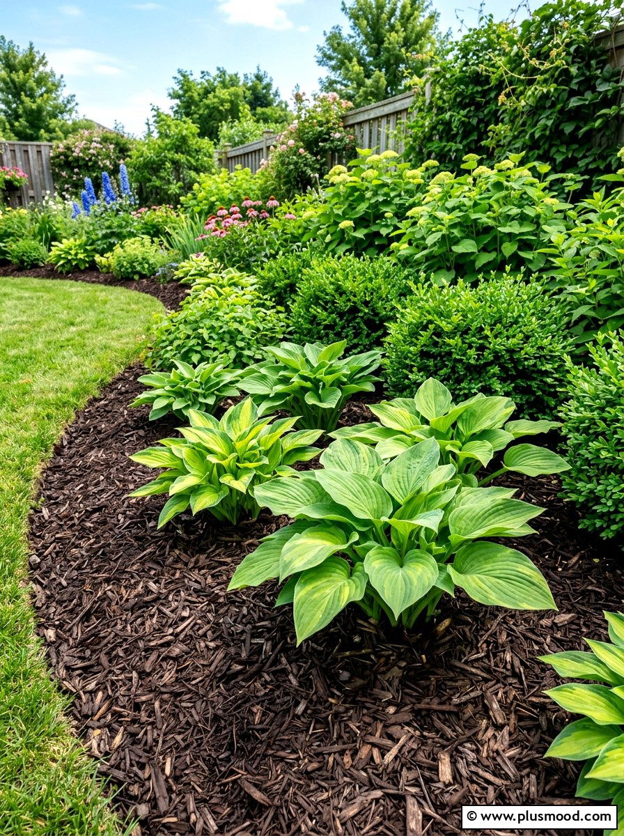 Wood Chip Mulch - 25 simple summer garden ideas