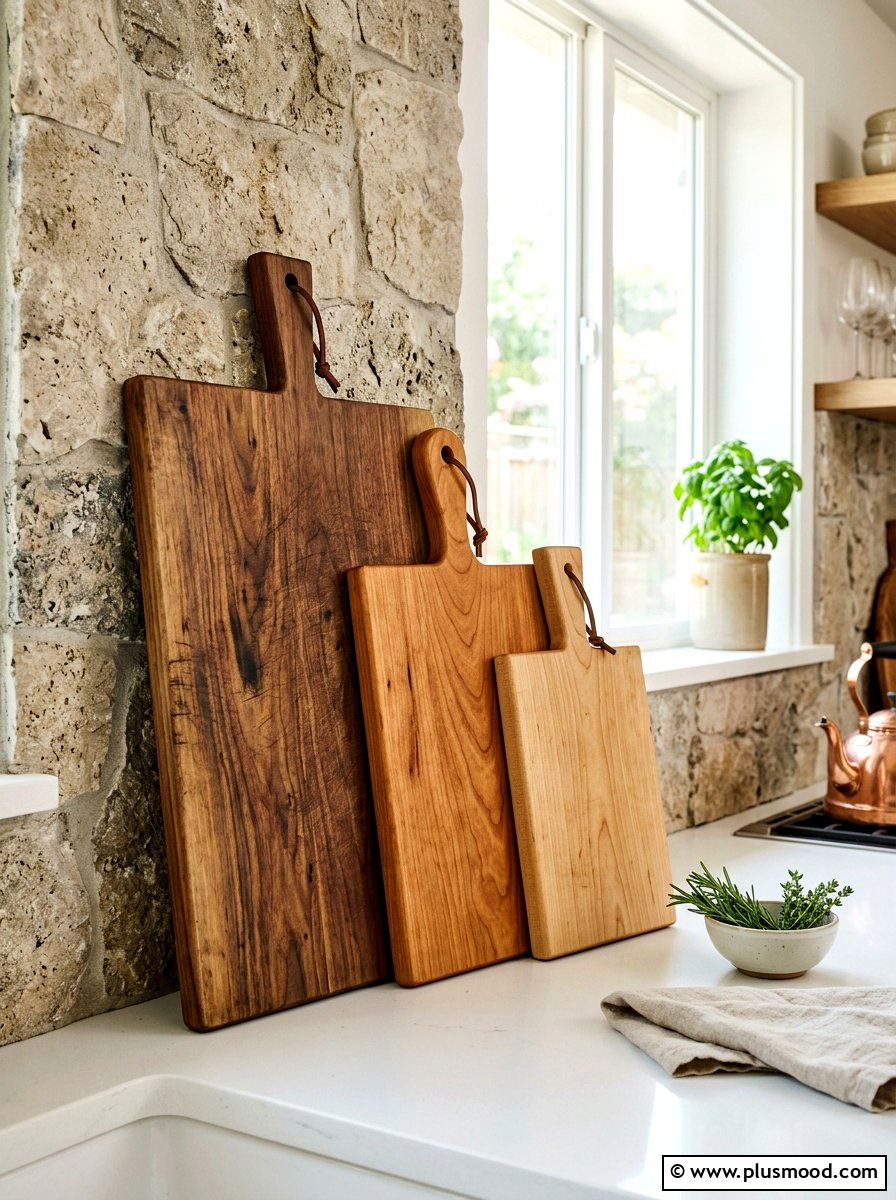 Wood Cutting Board Decor - 25 summer kitchen counter decor ideas