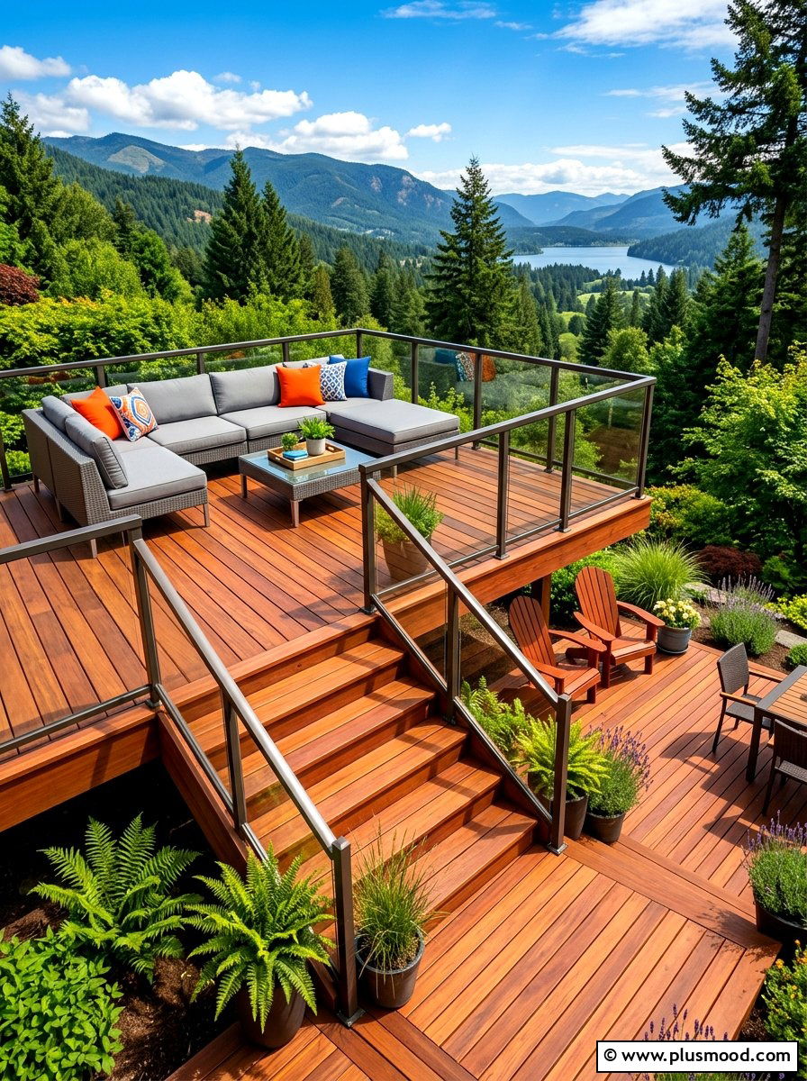 Wood Decking Installation - 25 summer garden makeover ideas