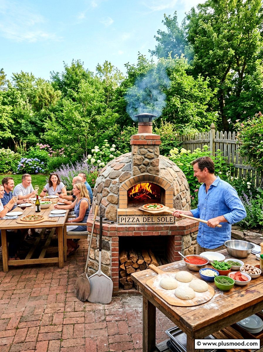 Wood Fired Pizza Oven - 25 summer summer barbecue ideas