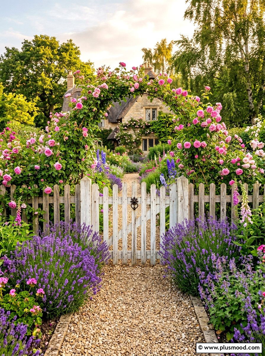 Wooden Picket Gate - 25 summer garden gate ideas