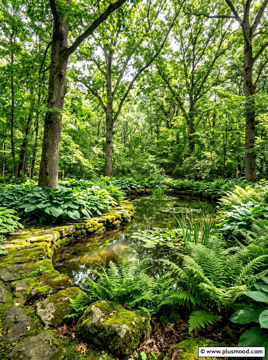 Woodland Pond - 25 summer pond ideas for backyard