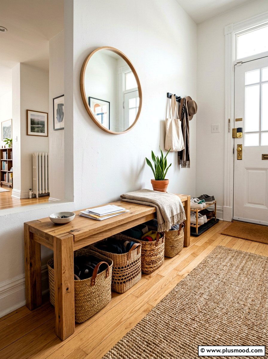 Woven Baskets - 25 summer decor ideas for apartments
