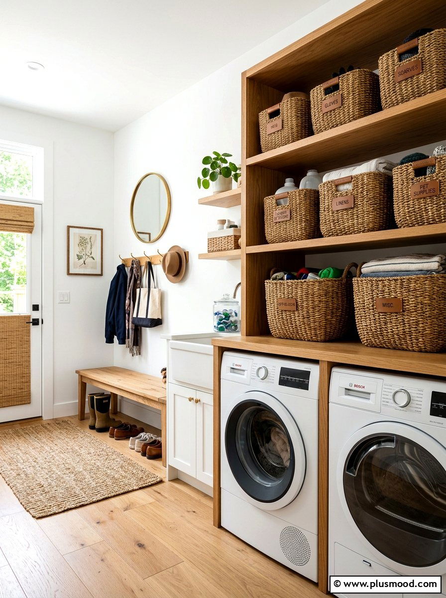 Woven Seagrass Storage Baskets - 25 summer relaxed luxury decor ideas