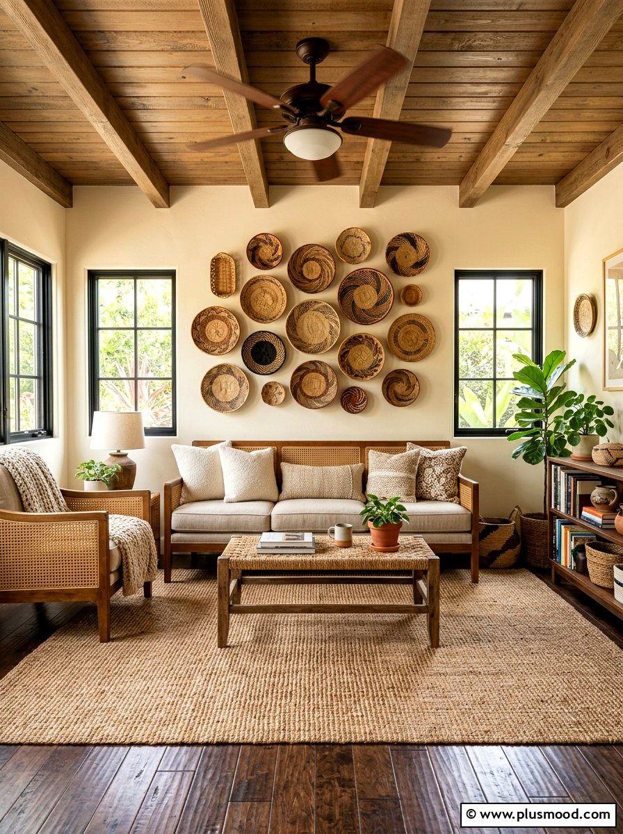 Woven Texture Den - 25 early summer decor ideas