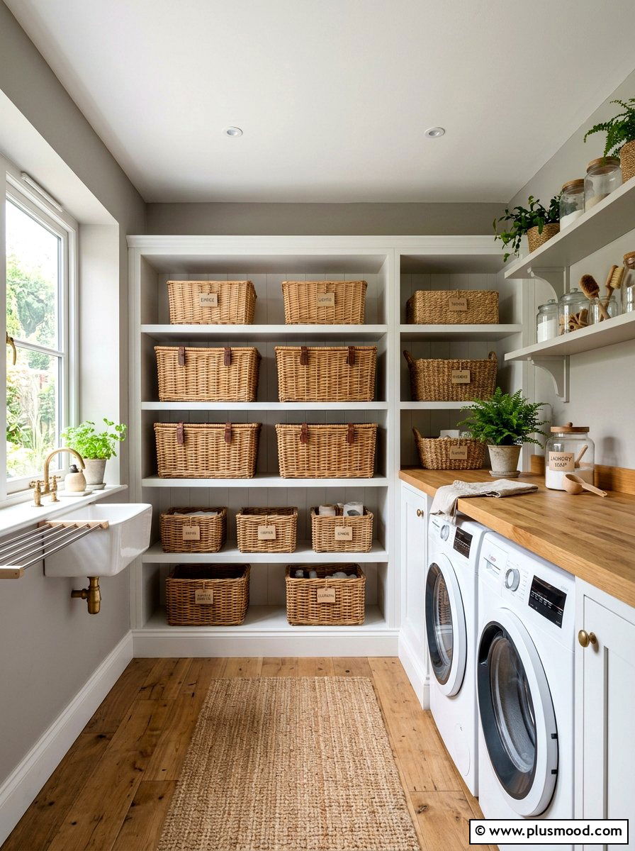 Woven Wicker Baskets - 25 summer home refresh ideas