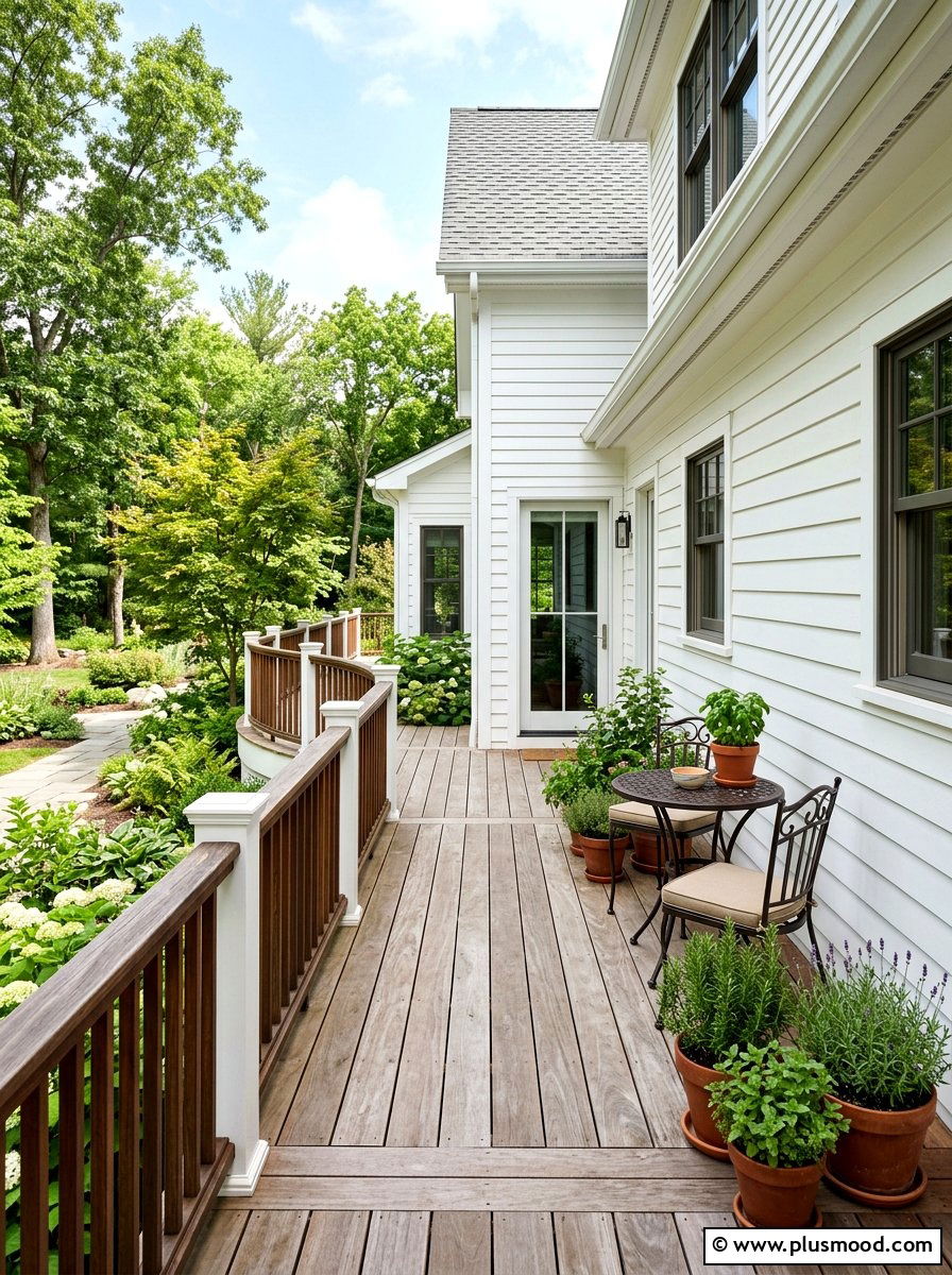 Wrap Around Deck - 25 small backyard ideas with deck
