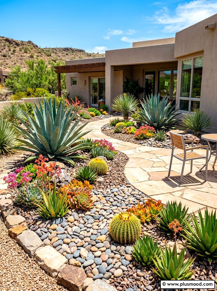 Xeriscaping - 25 summer patio garden ideas