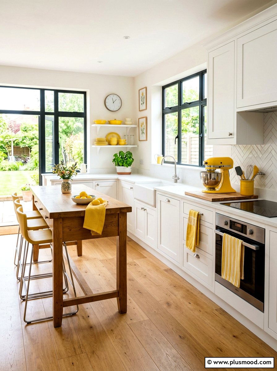 Yellow Kitchen Accessories - 25 easy summer home decor ideas