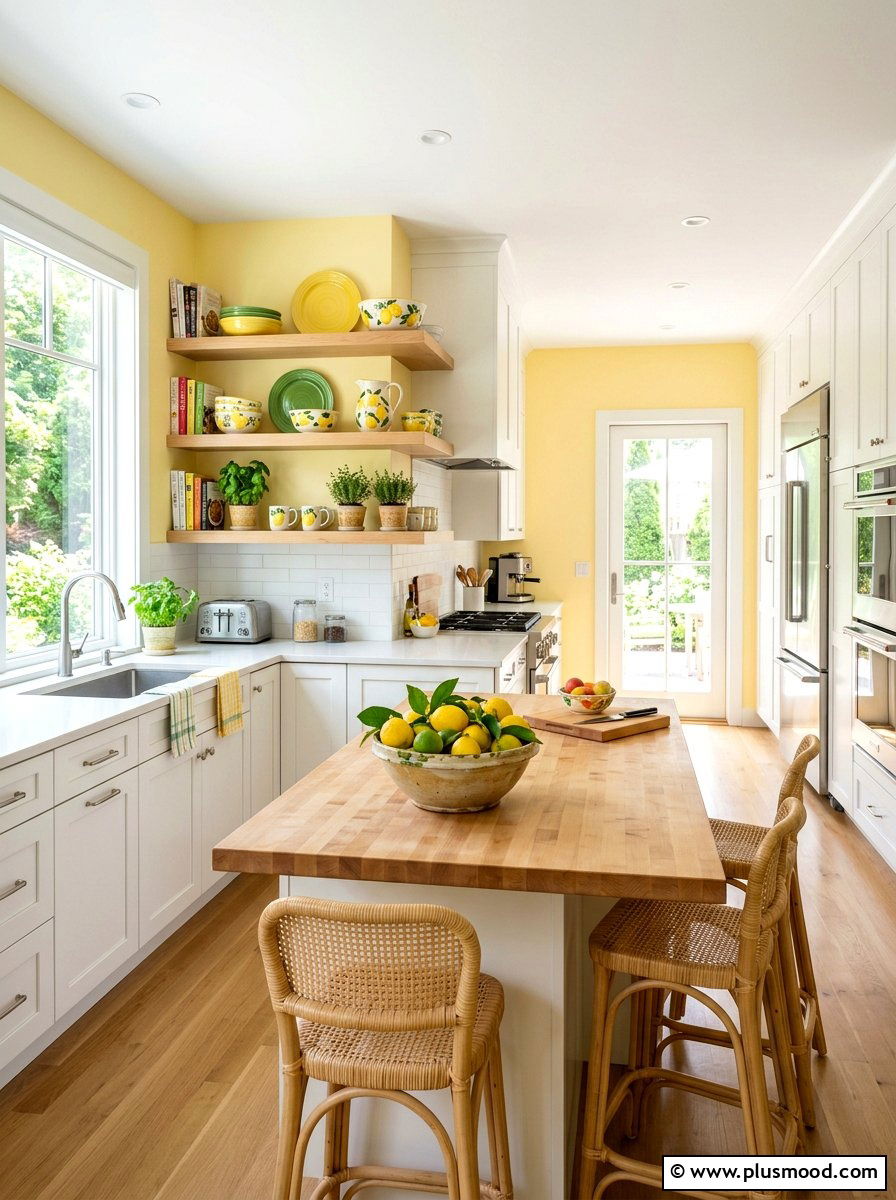 Yellow Kitchen Decor - 25 summer home styling ideas