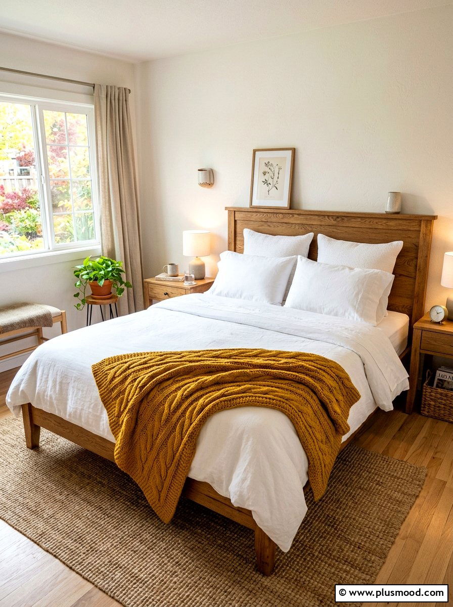 Yellow Throw Blanket - 25 summer lemon bedroom decor ideas