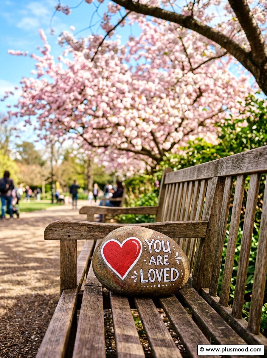You Are Loved Rock - 25 painted rock ideas with quotes